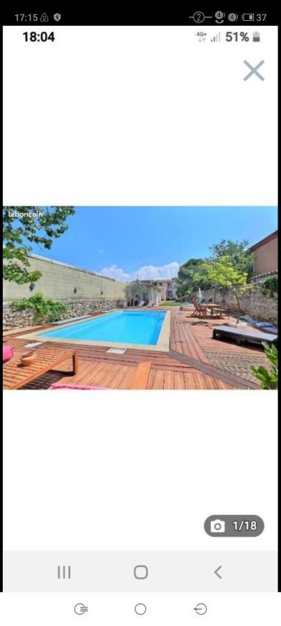 Villa 3 Appartements Entiers Avec Piscine Et Jaccuzi Et Parking Marsylia Zewnętrze zdjęcie