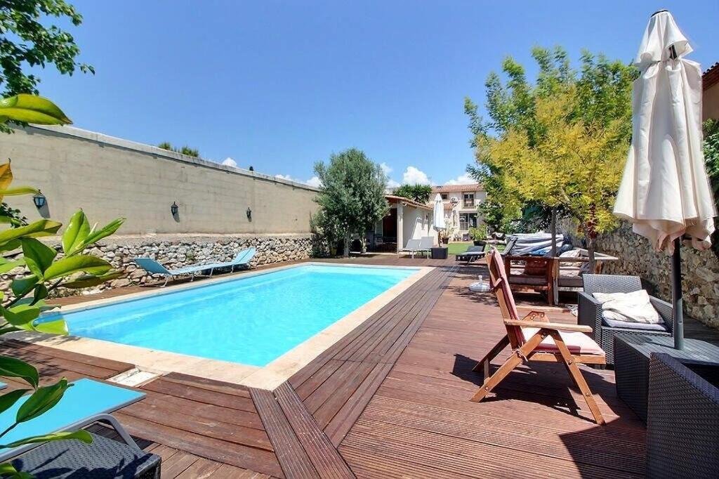 Villa 3 Appartements Entiers Avec Piscine Et Jaccuzi Et Parking Marsylia Zewnętrze zdjęcie